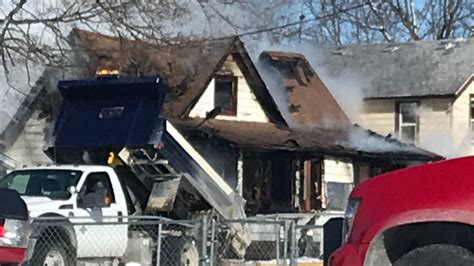 House Demolished After Friday House Fire In Holcomb