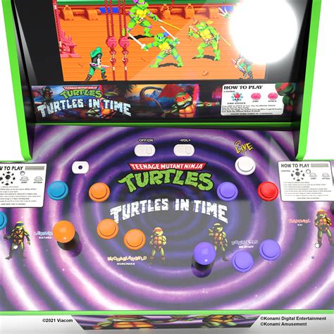 Teenage Mutant Ninja Turtles Turtles In Time Arcade Machine Arcade1up