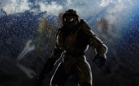 Masaüstü Video Oyunları Halo Master şefi Karanlık Ekran Görüntüsü