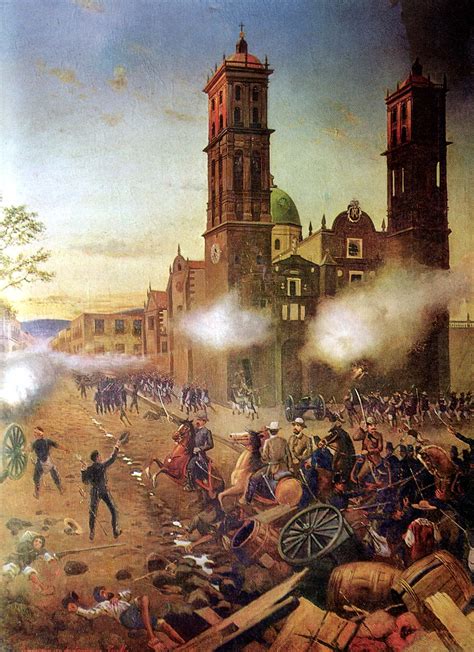 La batalla de puebla fue un conflicto armado librado el 5 de mayo de 1862, en los alrededores de la ciudad de puebla, méxico y en el marco de la segunda intervención francesa, luego de que méxico anunciara la suspensión de pagos de su deuda externa. Batalla de Puebla - Viquipèdia, l'enciclopèdia lliure