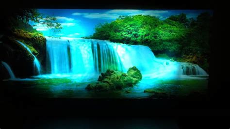 Moving Picture In Motionmirror Framed Waterfall Picture With Light