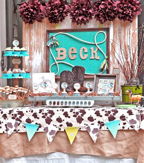 BN Black Book Of Parties Lil Cowboy Themed Baby Shower Cowboy Baby