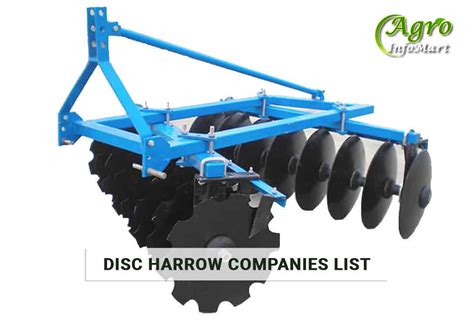 Disc Harrow Manufacturers Companies In India