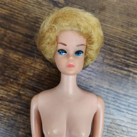 VINTAGE MATTEL Blonde Bubble Cut Hair Barbie Doll Plus S Fashion Wigs PicClick