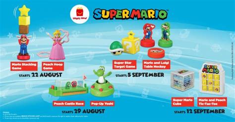 What's your favourite mcdonald's happy meal toy? McDonald's Happy Meal FREE Super Mario Toys (22 August ...