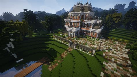Summer House Victorian Mansion Minecraft Map