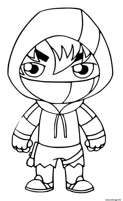 Coloriage Ikonik Fortnite JeColorie