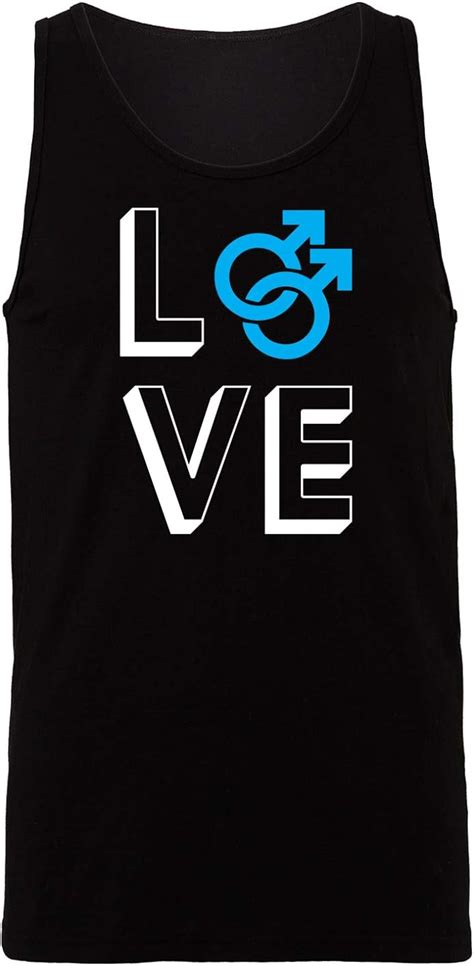 Hippowarehouse Love Gay Vest Tank Top Unisex Jersey Amazon Co Uk Clothing