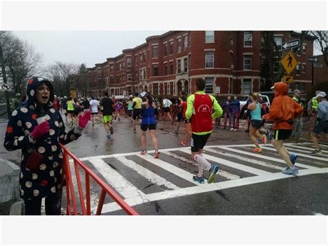 Boston Marathon Finish Line Wellesley Runner Results Wellesley Ma Patch