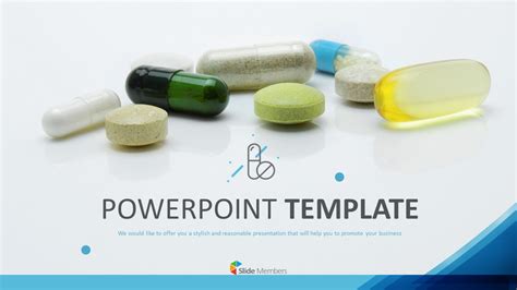 Various Pills Powerpoint Template Free Download