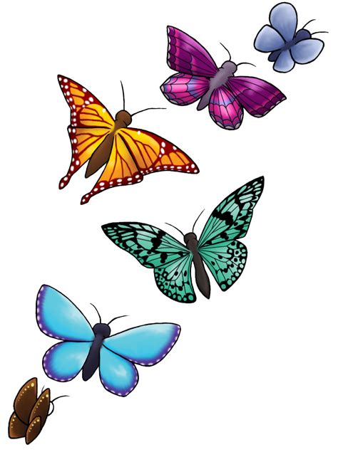 Free Butterfly Transparent Clipart Pictures Clipartix