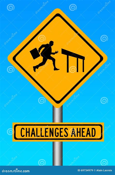 Challenges Ahead Stock Illustration Illustration Of Life 69734979