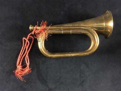 Vintage Military Brass Cavalry Bugle