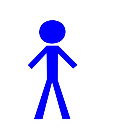 Blue Stick Man Png Svg Clip Art For Web Download Clip Art Png Icon Arts