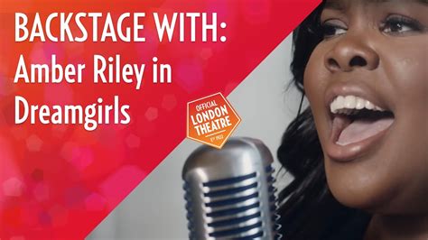 Backstage With Amber Riley In Dreamgirls Youtube