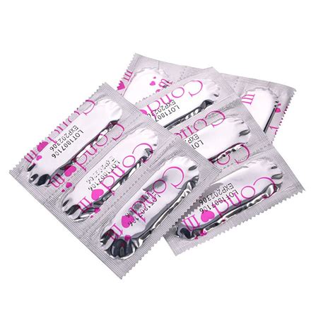 Wholesale Condoms 10 Pcs Lot Ultra Thin Large Oil Latex Sex Condoms For Men Contex Safer