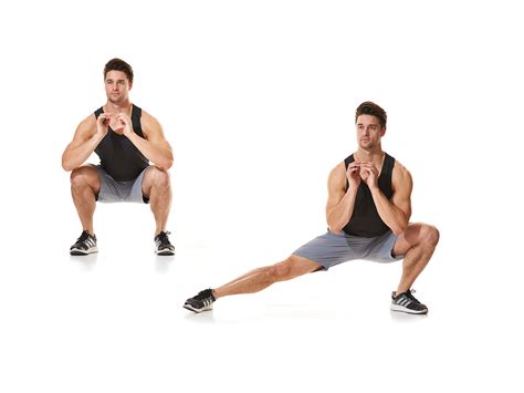 Squat To Side Lunge Video Watch Proper Form Get Tips And More Muscle