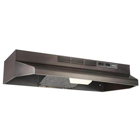 Broan F4030bls 30 Inch Black Stainless Convertible Under Cabinet Range