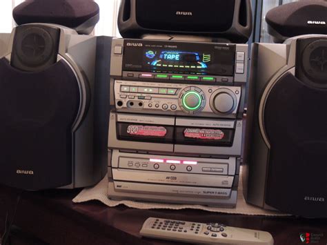Aiwa Cx Nma845 300 Watt Compact Audio System 3 Cd 2 Cassette Karaoke