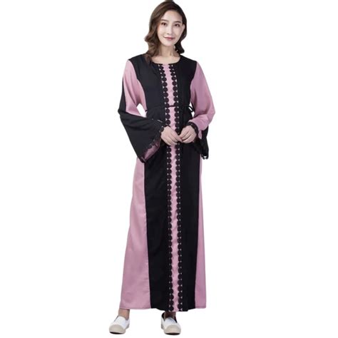 buy kaftan abaya jilbab islamic muslim cocktail women long sleeve robe linen