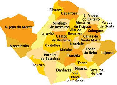 Concelho De Tondela Mapa Das Freguesias Jorge Bastos Flickr