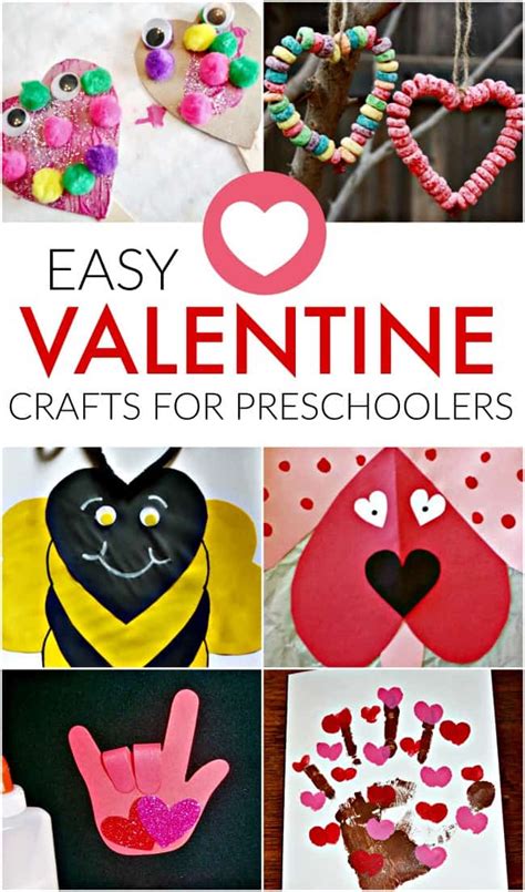 Easy Valentines Crafts For Preschoolers