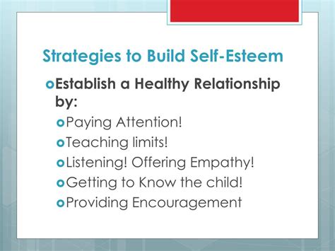 Ppt Building Self Esteem In Children Powerpoint Presentation Free