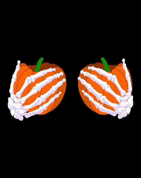 Skeleton Hands Grabbing Boobs Pumpkins Funny Halloween Skeleton Scary My Xxx Hot Girl