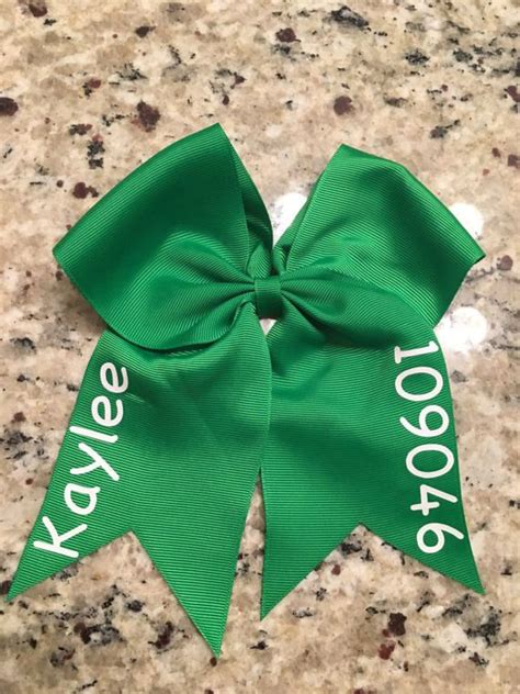 Girl Scout Inch Hair Bow Name And Troop Number Added To Each Bow In
