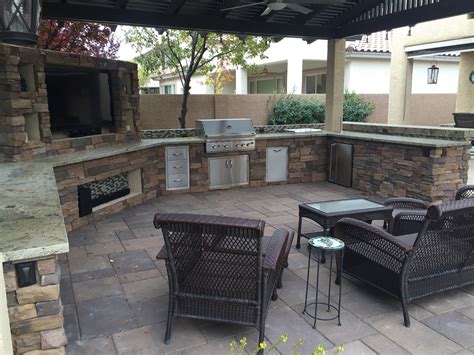 Custom Outdoor Kitchens Las Vegas Bbq Islands Proficient Patios