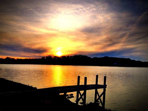 Gorgeous Sunset Photo Taken At The Apple Valley Lake Apple Valley