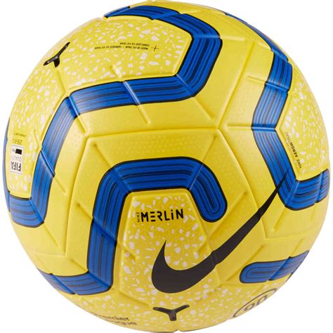 Nike Hi Vis Premier League Merlin Official Match Soccer Ball Yellow