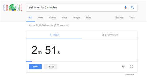 Go to google.com and type set timer 10 minutes. 3 Google Secrets To Know - Part 1 | Read Scoops
