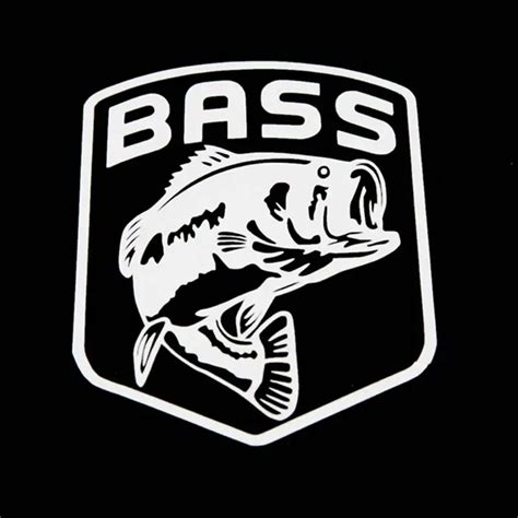 Fishing Sticker Name Bass Fish Decal Angling Hooks Tackle Shop Posters