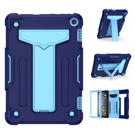 Dteck Shockproof Case For Kindle Fire Hd 8 Hd8 Plus 10th Generation