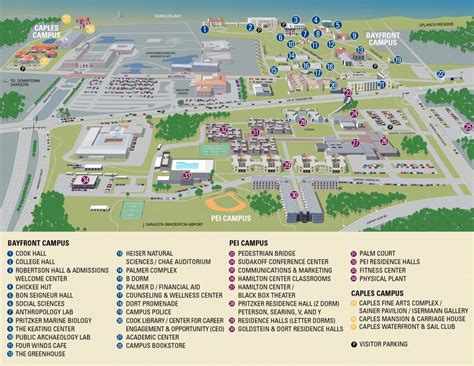 Campus Map New College Of Florida