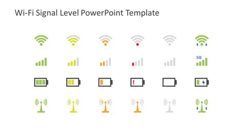 Wifi Signal Level Shapes For Powerpoint Slidemodel
