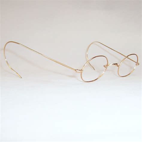 gold filled victorian spectacles large dead men s spex