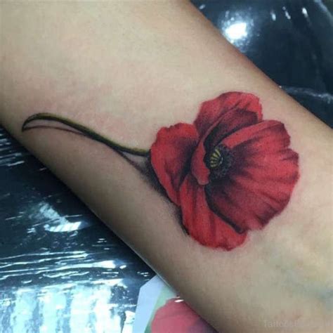 Poppy Tattoos Have Always Been Some Of The Trendiest Choices For Girls