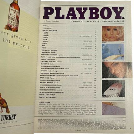 Playboy Magazine May Nancy Sinatra Cover W Cynthia Gwyn Brown Centerfold On Ebid United