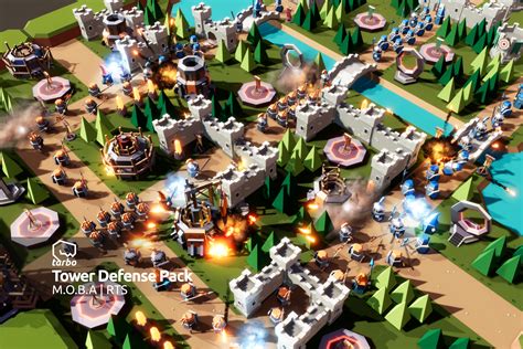 Tower Defense Pack Low Poly 3d Art 3d Fantasy Unity Asset Store