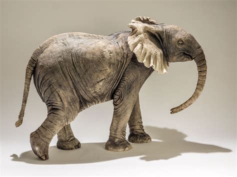 Elephant Sculptures 3 Nick Mackman Animal Sculpture