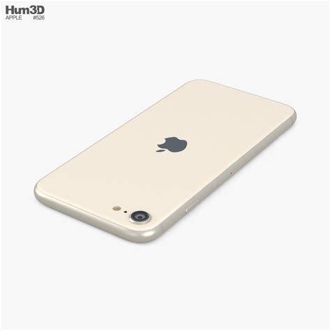 Apple Iphone Se 3 Starlight 3d Modell Elektronik On Hum3d