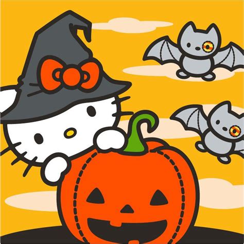 Free Hello Kitty Pumpkin Pattern Hello Kitty Halloween Hello Kitty