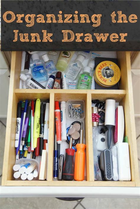 Organizing The Junk Drawer Instant Satisfaction