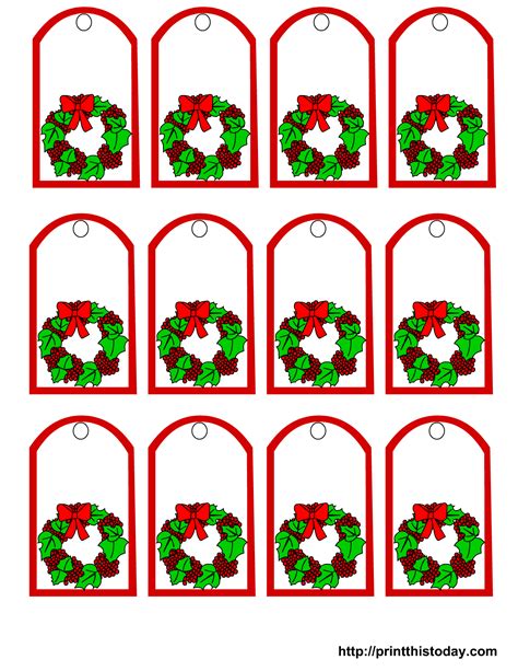 Free Gift Tag Printables