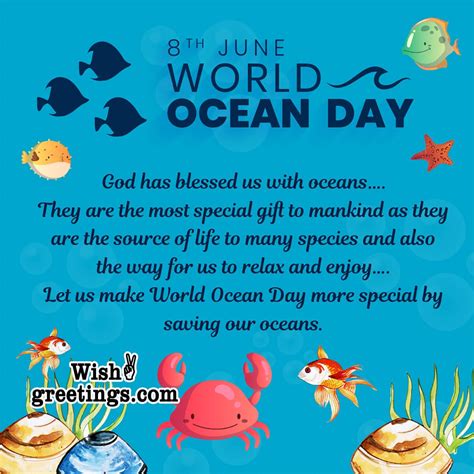 World Oceans Day Wishes Messages Quotes Wish Greetings
