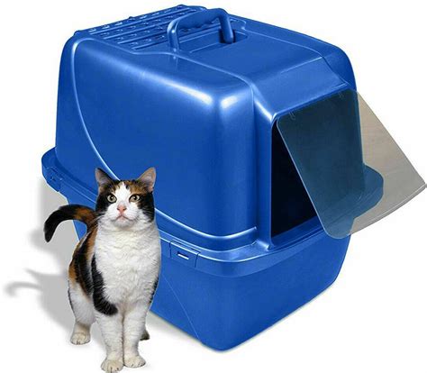 Cat Litter Pan Enclosed Extra Giant Jumbo Kitty Litter