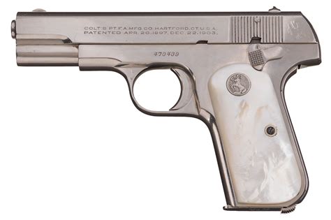 Colt 1903 Pocket Hammerless Pistol 32 Acp Rock Island Auction