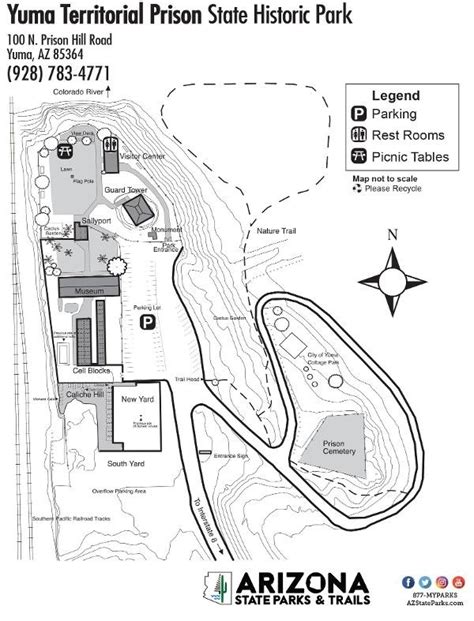 Maps Yuma Territorial Prison State Historic Park